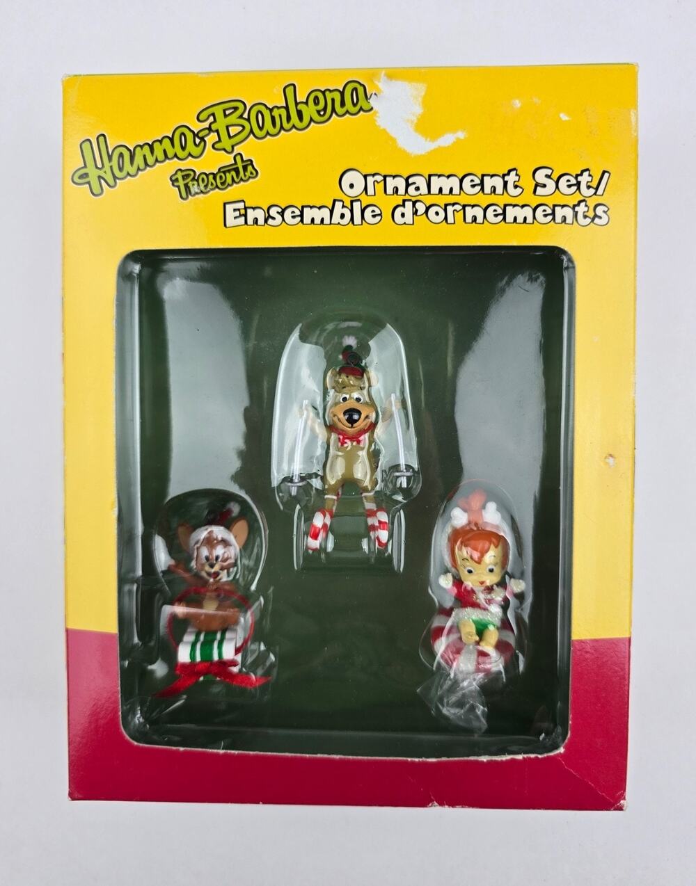 Hanna Barbera Presents Christmas Ornament Set Pebbles, Jerry, Boo boo